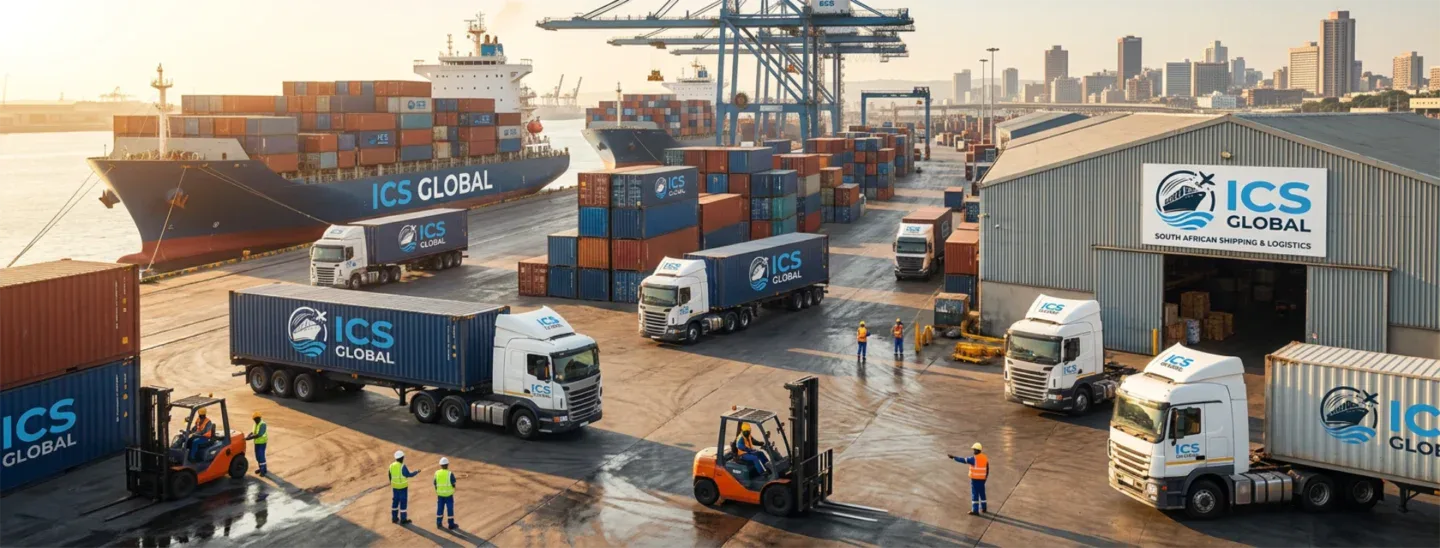 Our trucks moving exports in Durban South Africa